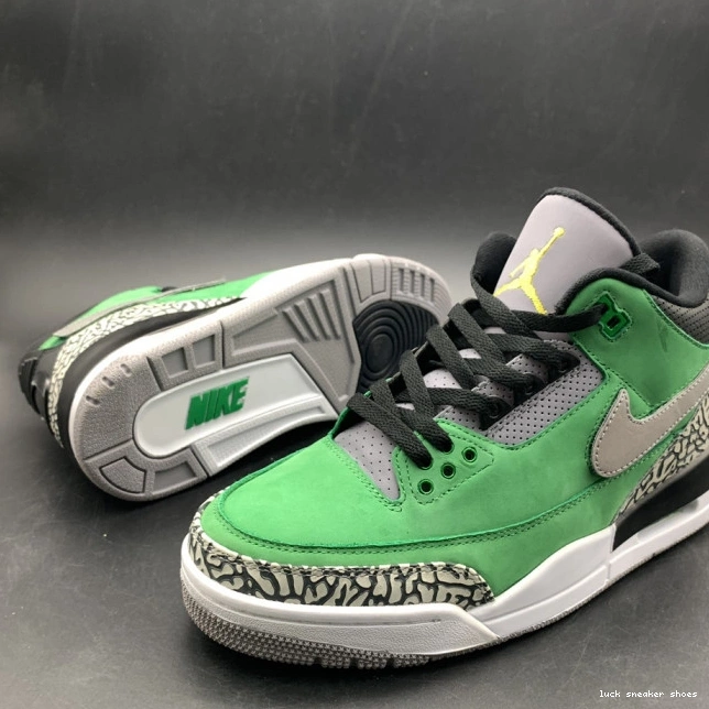 Reps LUCY Jordan 3 Retro Tinker Oregon Air Ducks shoes AJ3 867493 PE 0718